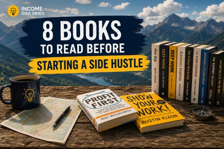 Eight books to read before starting a side hustle